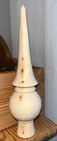 Christbaumspitze aus Thuja